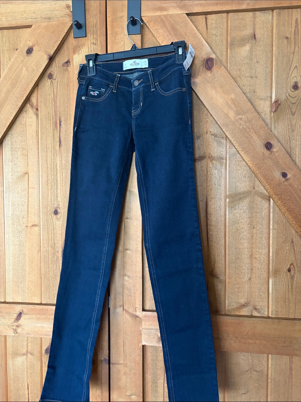 Hollister Dark Blue Women's Slim Bootcut Jeans